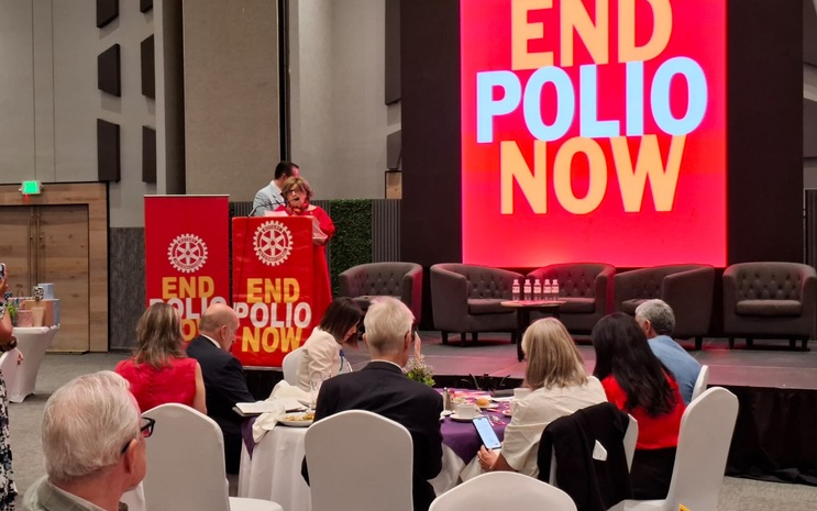 Redoblan Rotarios esfuerzos para erradicar la polio